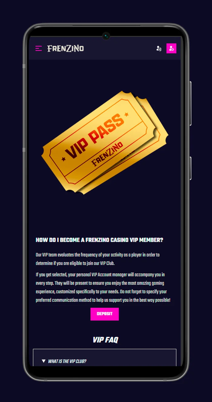 VIP del casinò Frenzino
